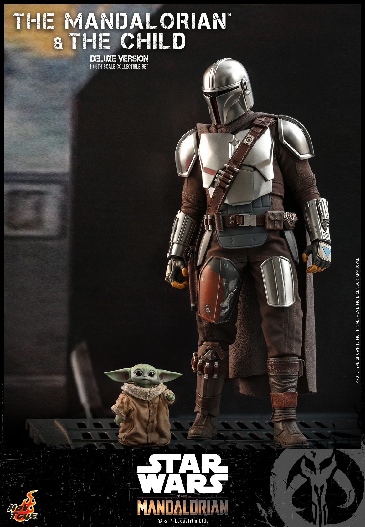Hot Toys Star Wars Mandalorian and the Child Deluxe Figure Set TMS015